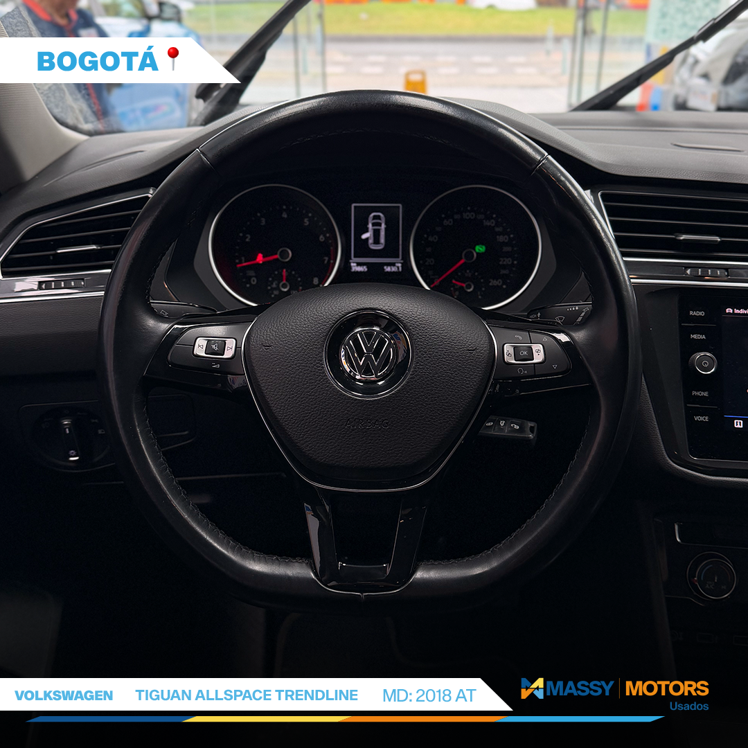 VOLKSWAGEN TIGUAN ALLSPACE TRENDLINE 2018 USADA 40.000 KM