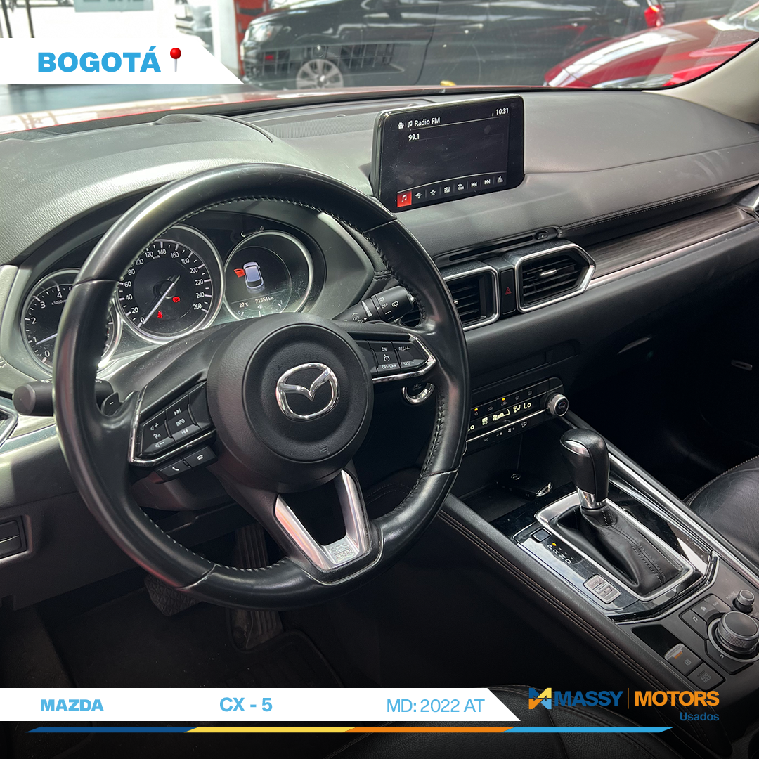 MAZDA CX-5 GRAND TOURING 2022 USADA 72.000 KM